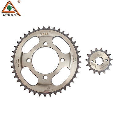 Gn125 Motorcycle Sprocket Set 42t-15t 428h-116l Motorcycle Chain Sprocket