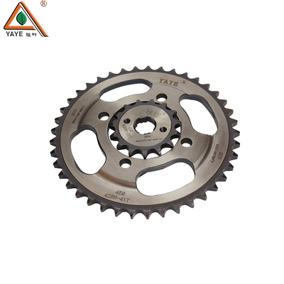 Gn125 Motorcycle Sprocket Set 42t-15t 428h-116l Motorcycle Chain Sprocket