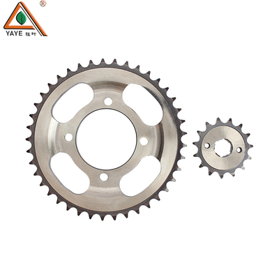 Gn125 Motorcycle Sprocket Set 42t-15t 428h-116l Motorcycle Chain Sprocket
