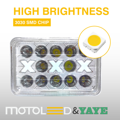 CG125 125cc Motorcycle LED Headlight DC12V with DRL White Blue