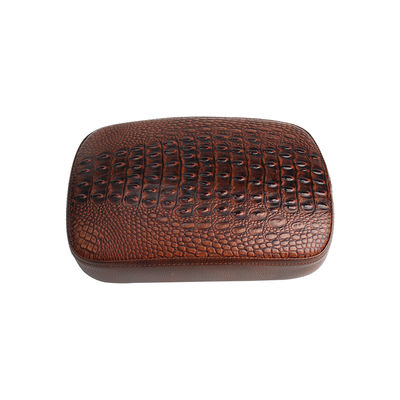 8 Suction Cup crocodile Leather Brown 8 Sucker Vintage Cushion Motorcycle Seat for Harley Sportster XL1200 883 72 48