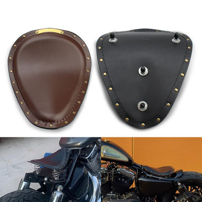 Motorcycle Universal Black Brown Driver Solo Seat Spring Bracket Mounting Kit Solo Driver Sportster Seat Bobber Single Seat