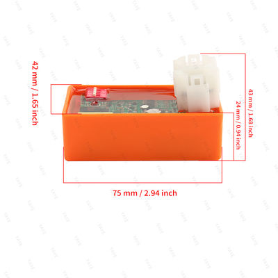 CDI Programmable Racing Ignition System for GY6125 DC Motorcycles 6 Pin DIP Switches Enhanced for Better