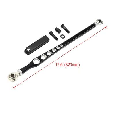 Motorcycle Gear Shift Linkage Black Chrome for Harley Touring Electra Glide Street Glide Tour Glides Trikes Softail 1980-later