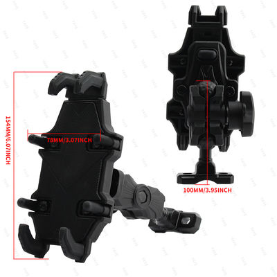 Universal Motorcycle Phone Holder Shockproof 360 Rotating Waterproof  ABS Navigation Bracket Bike Phone Holder Accessory