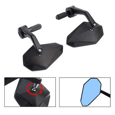 Diamond Shaped Handle Mirror Suitable for 22mm Handle Width Motorcycle Rearview Mirror Motorcycle Universal Accessories