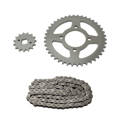 Motorcycle Sprocket and Chain Kit for CG125 CG150 GN125 HJ125 CM125 WY125 BAJAJ CGL Repuestos Kits Sets