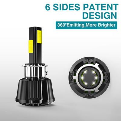 YAYE New Arrival 6 Light Built-in Drive Hi/Lo Beam Flash Motorcycle LED Headlight