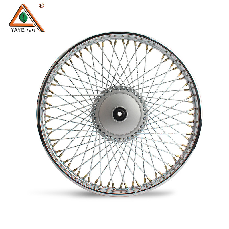 250 Spokes Rear WY125 ZJ125 Aluminium Motorcycle Rims With Drum Brake Hub