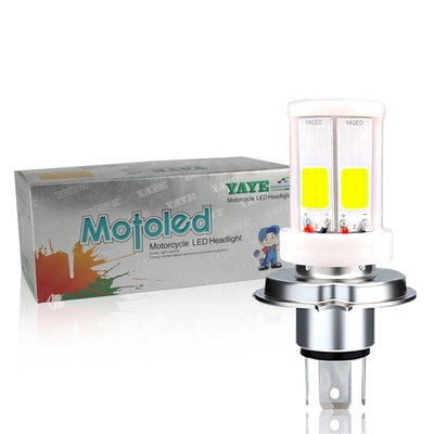 2400lm 50000 ساعة H4 HS1 BA20D H6 P15D H6M 4 COB سيراميك LED Head الضوء الضبابية مصباح الضباب