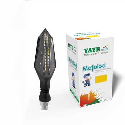 6500k درجة حرارة الضوء YAYE ABS PC مصباح المياه DC12V دراجة نارية LED إشارة التحول إشارة الضوء