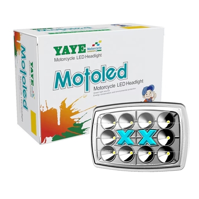 مصباح أمامي LED للدراجة النارية YAYE CD70 12V مع ضوء نهاري (DRL) شعاع مرتفع ومنخفض