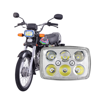 مصباح أمامي LED للدراجة النارية CD70 CG125 مع ضوء نهاري وإشارة انعطاف